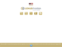 Tablet Screenshot of lenuspharma.com
